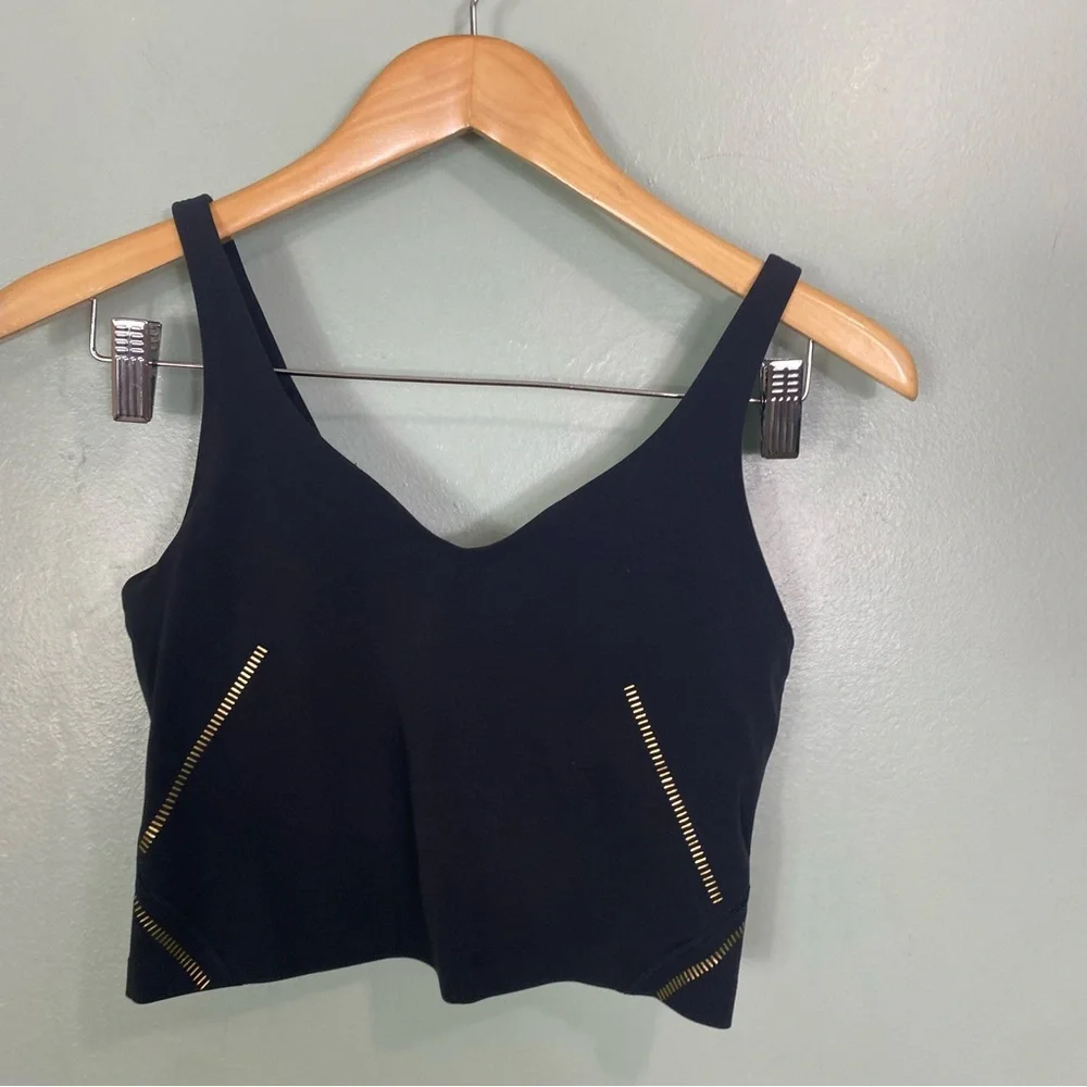 Lululemon Align Tank Black Gold Size 6‎